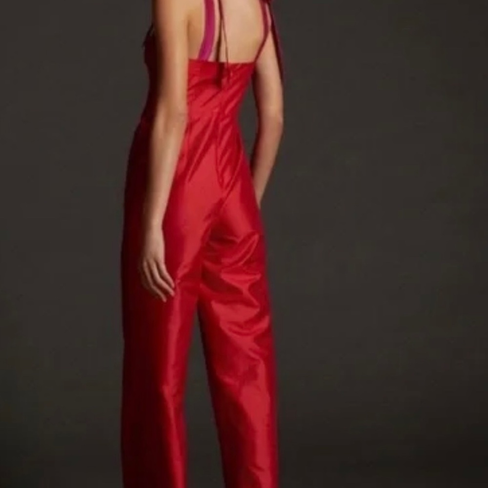 Hutch Seamed Wide-Leg Jumpsuit, Size 10 - Picture 4 of 4